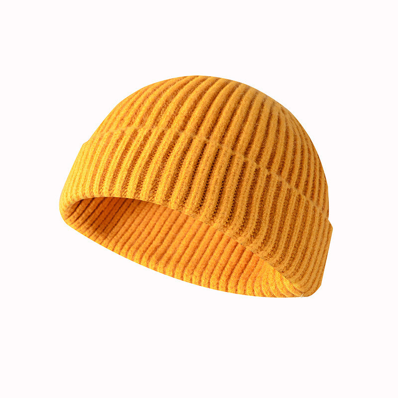 Hat Men And Women'S Fashion Warm Knit Wool Hat Hip Hop Cold Hat Doba